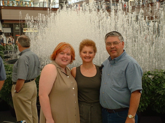 Kim's parents arrive