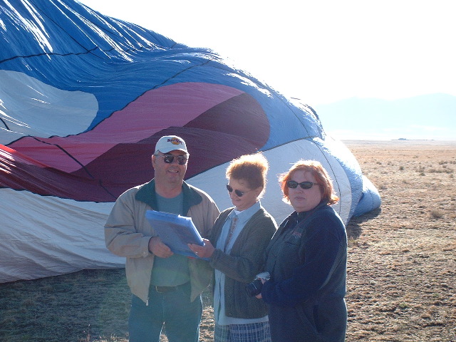 Signing the disclaimer!