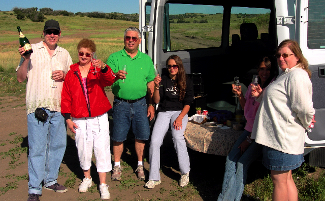 Celebrating our safe return