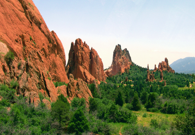 Red Rock formations - Looking South