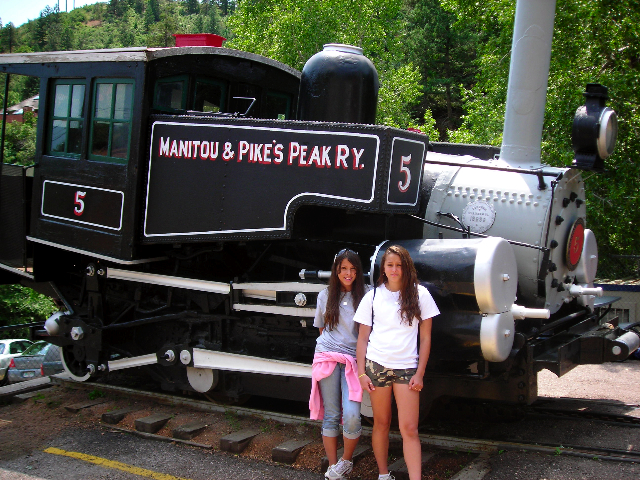 Amber & Chantelle waiting for the train