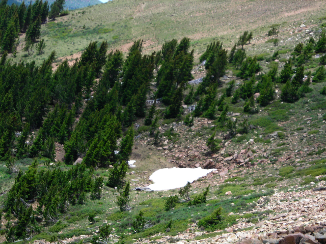 Yup, snow in late June!